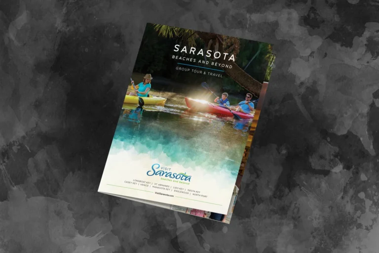 Visit Sarasota County brochure design by Cody Maple